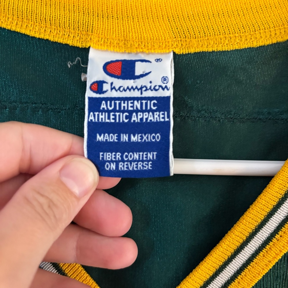 Vintage Champion NFL Brett Favre Jersey kids M 10/12 Green Bay Packers - Picture 4 of 8